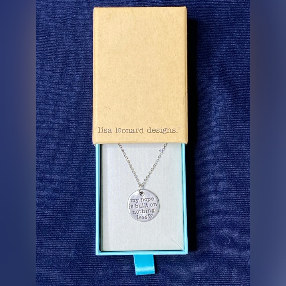 Lisa Leonard Designs inspirational pendant and 18” chain - NIB